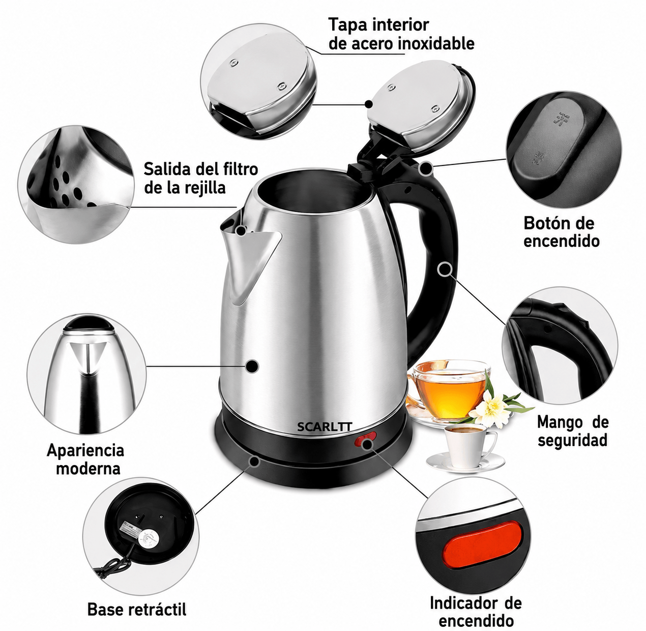 Jarra Hervidora Eléctrica De Agua