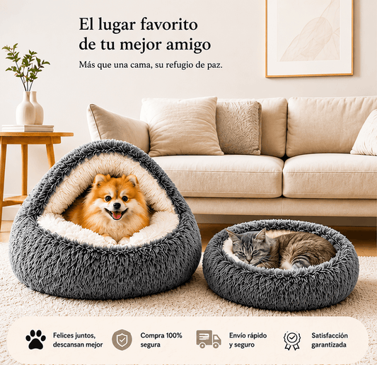 Cama Cueva Antiestrés Premium - Nube de Sueños